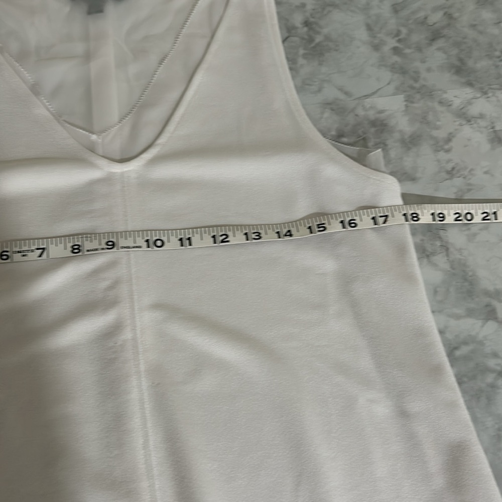 BANANA REPUBLIC WOMENS SLEEVELESS BLOUSE WHITE  Sz SMALL - Picture 9 of 10